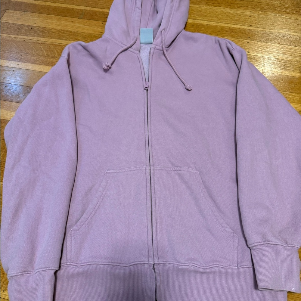 TNA Mauve Cozy Fleece Hoodie
